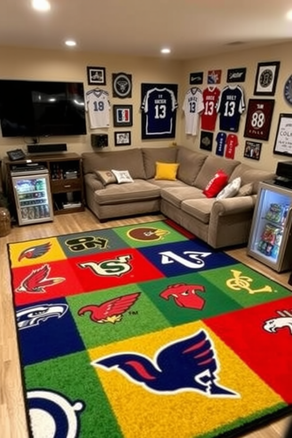 Sports Man Cave Design Ideas 10