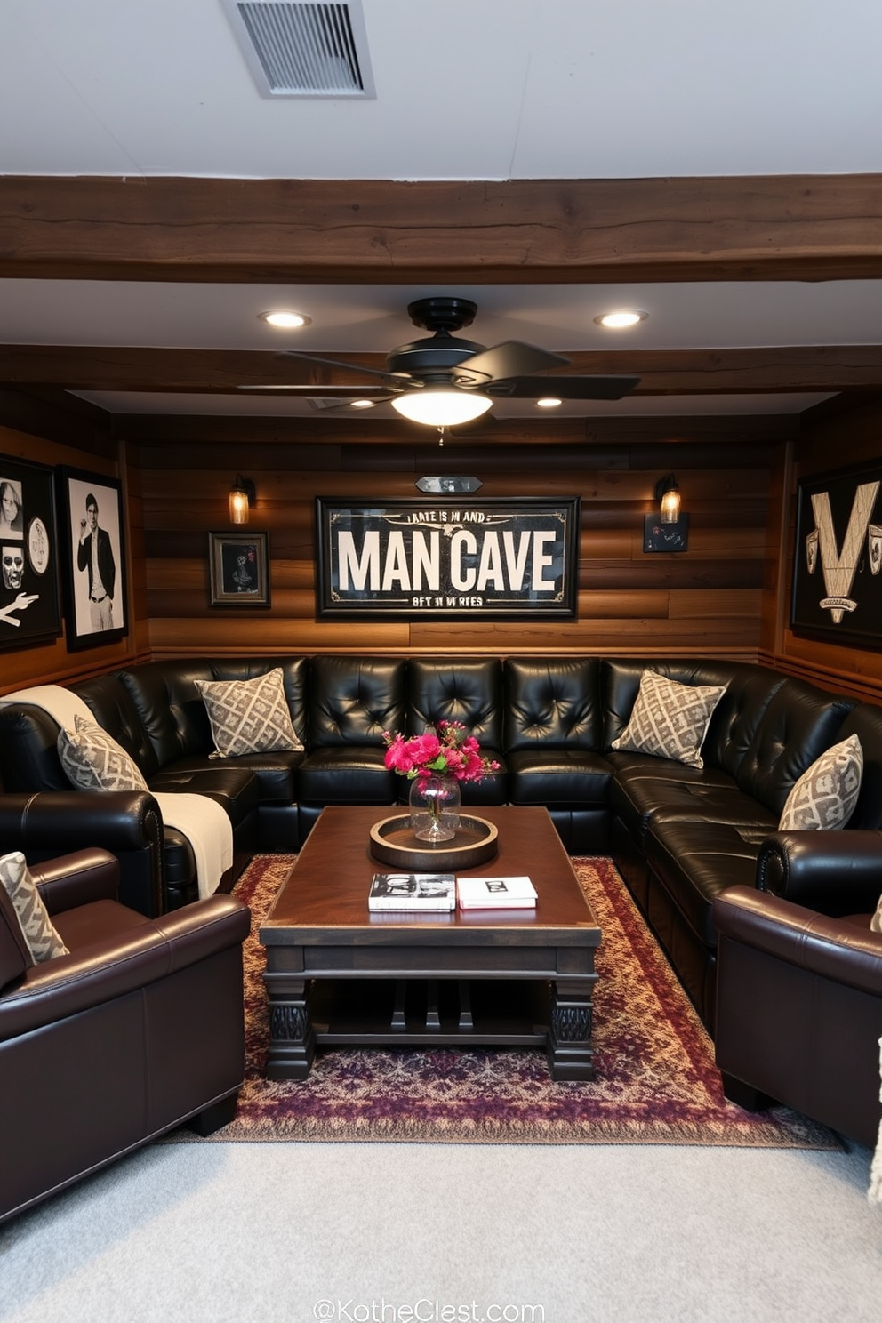 Sports Man Cave Design Ideas 13