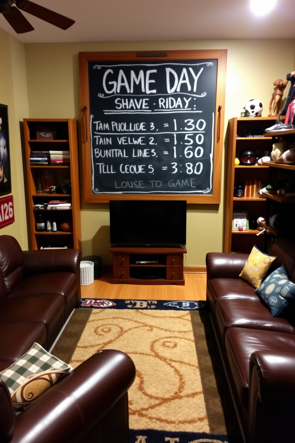 Sports Man Cave Design Ideas 19