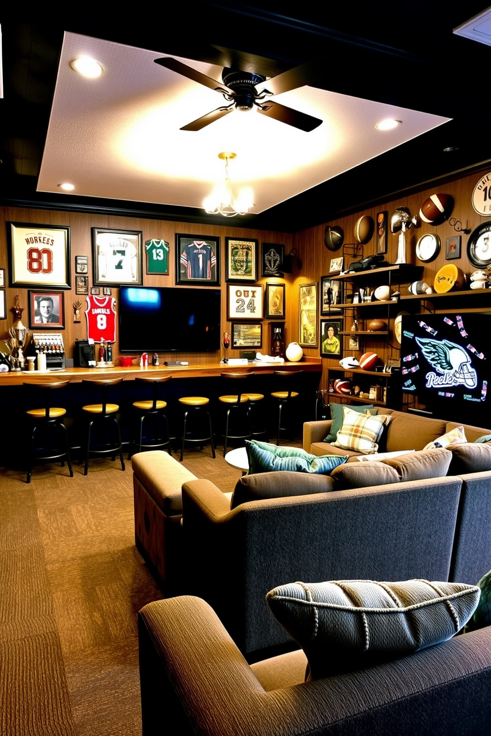 Sports Man Cave Design Ideas 2