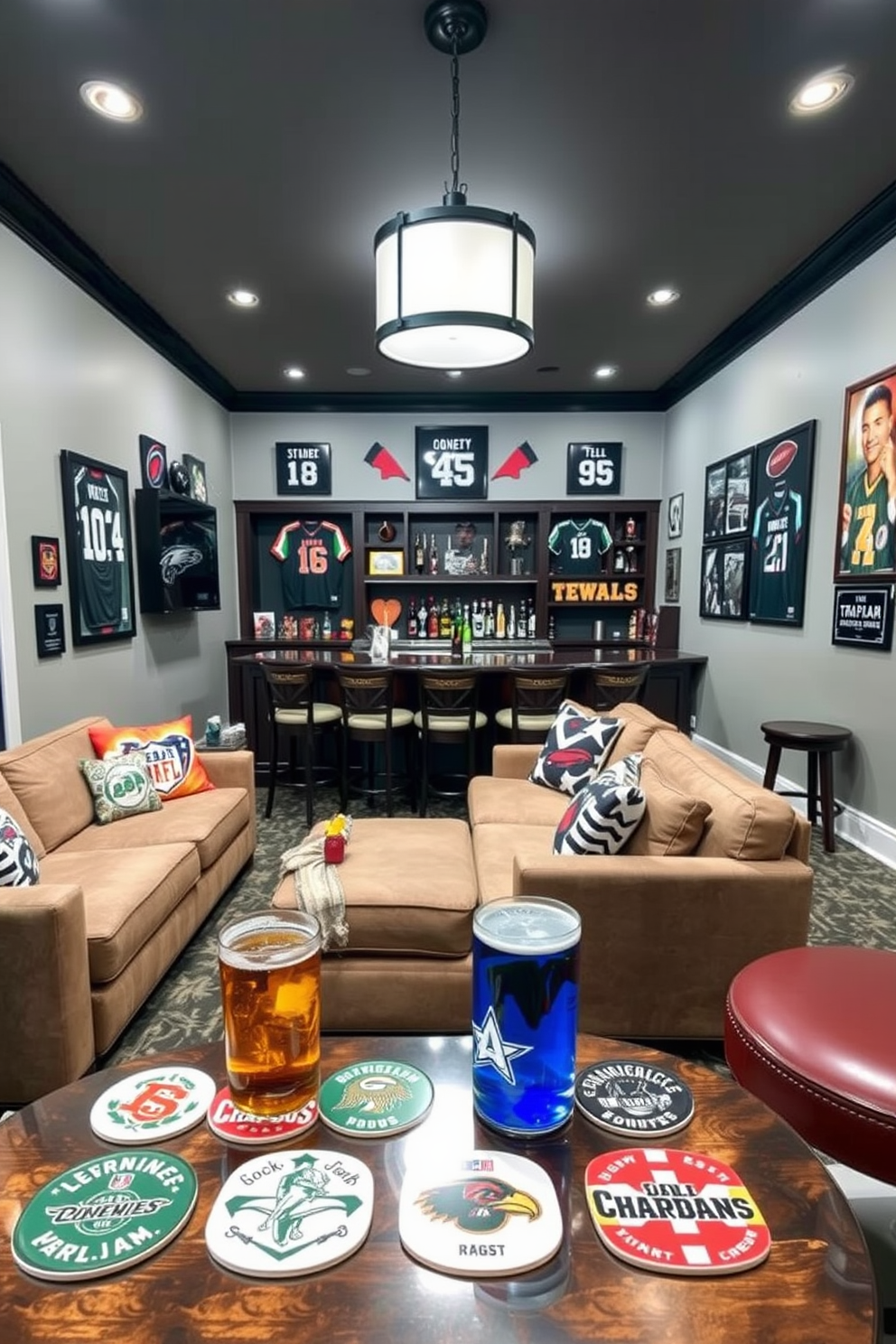 Sports Man Cave Design Ideas 20