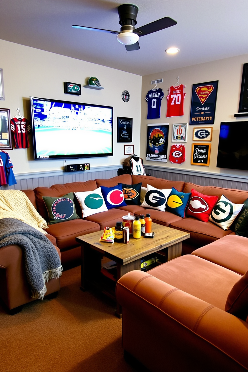 Sports Man Cave Design Ideas 26