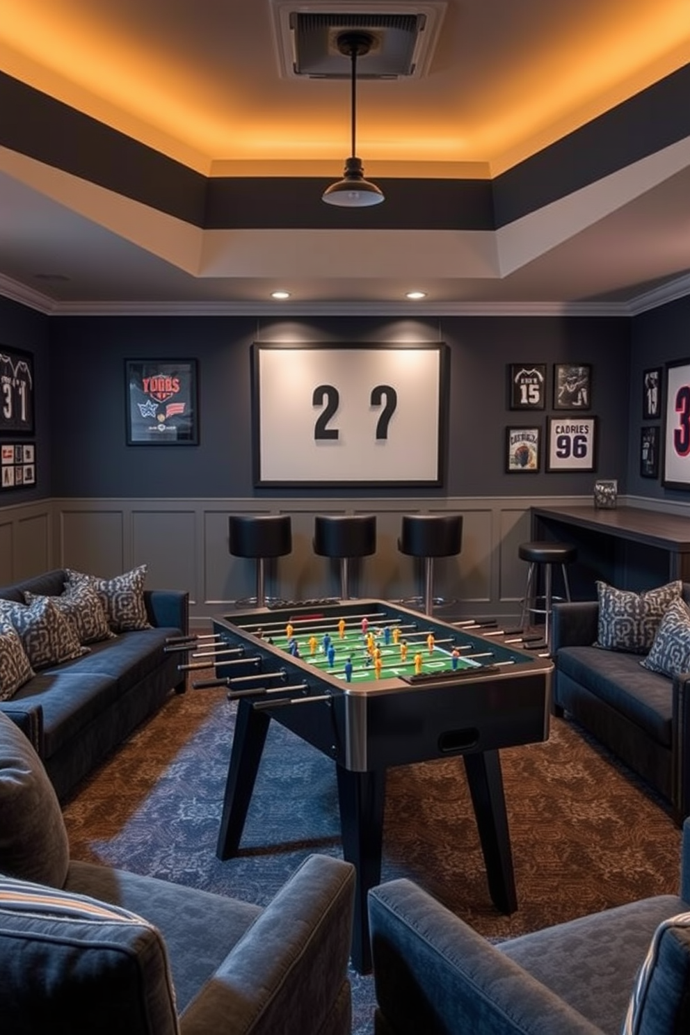 Sports Man Cave Design Ideas 8