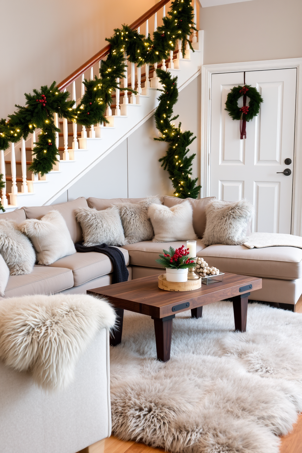 Staircase Christmas Decorating Ideas 25