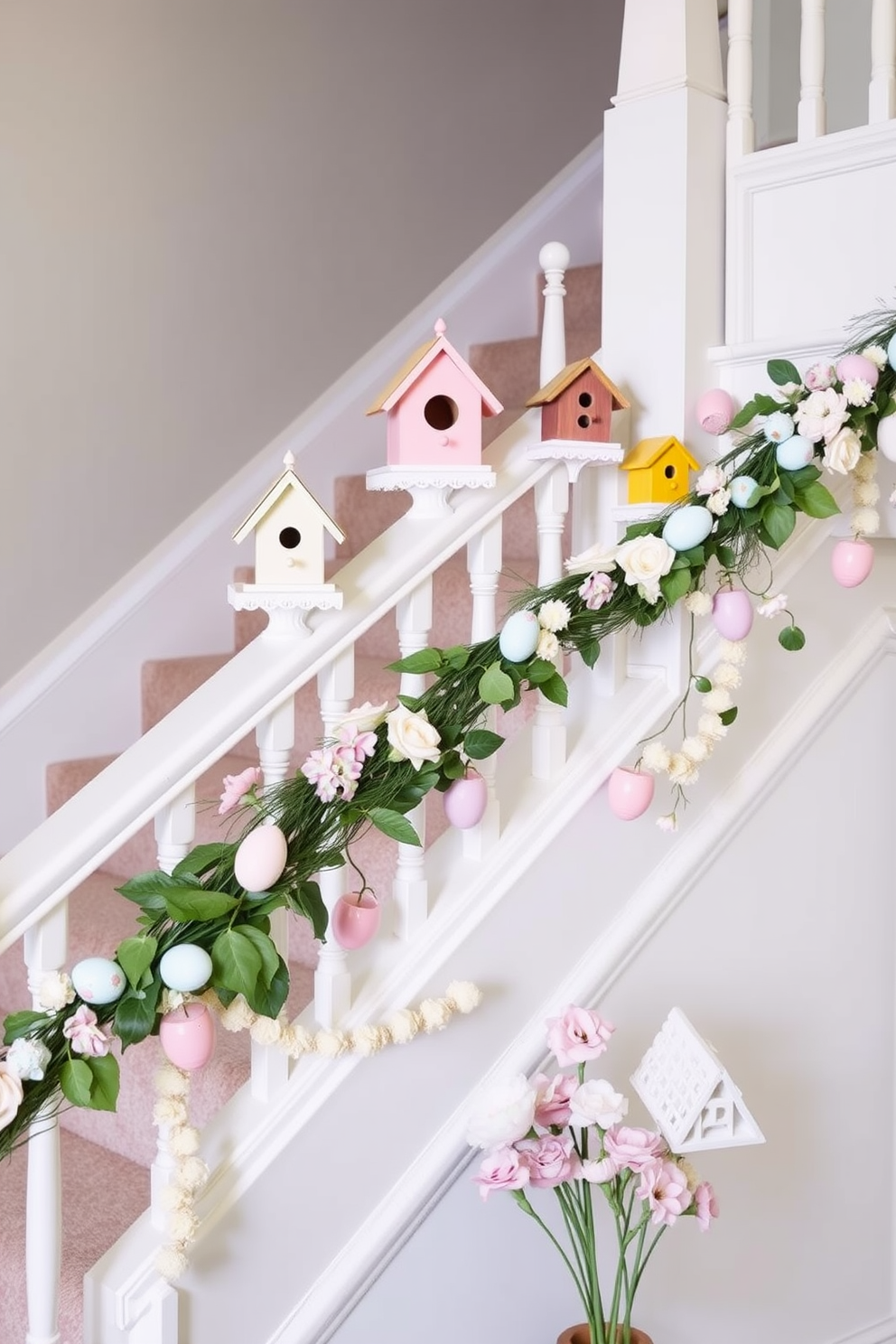 Staircase Easter Decorating Ideas 10