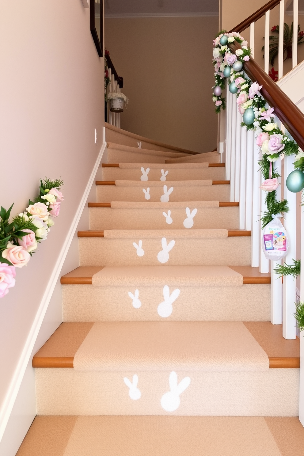 Staircase Easter Decorating Ideas 11