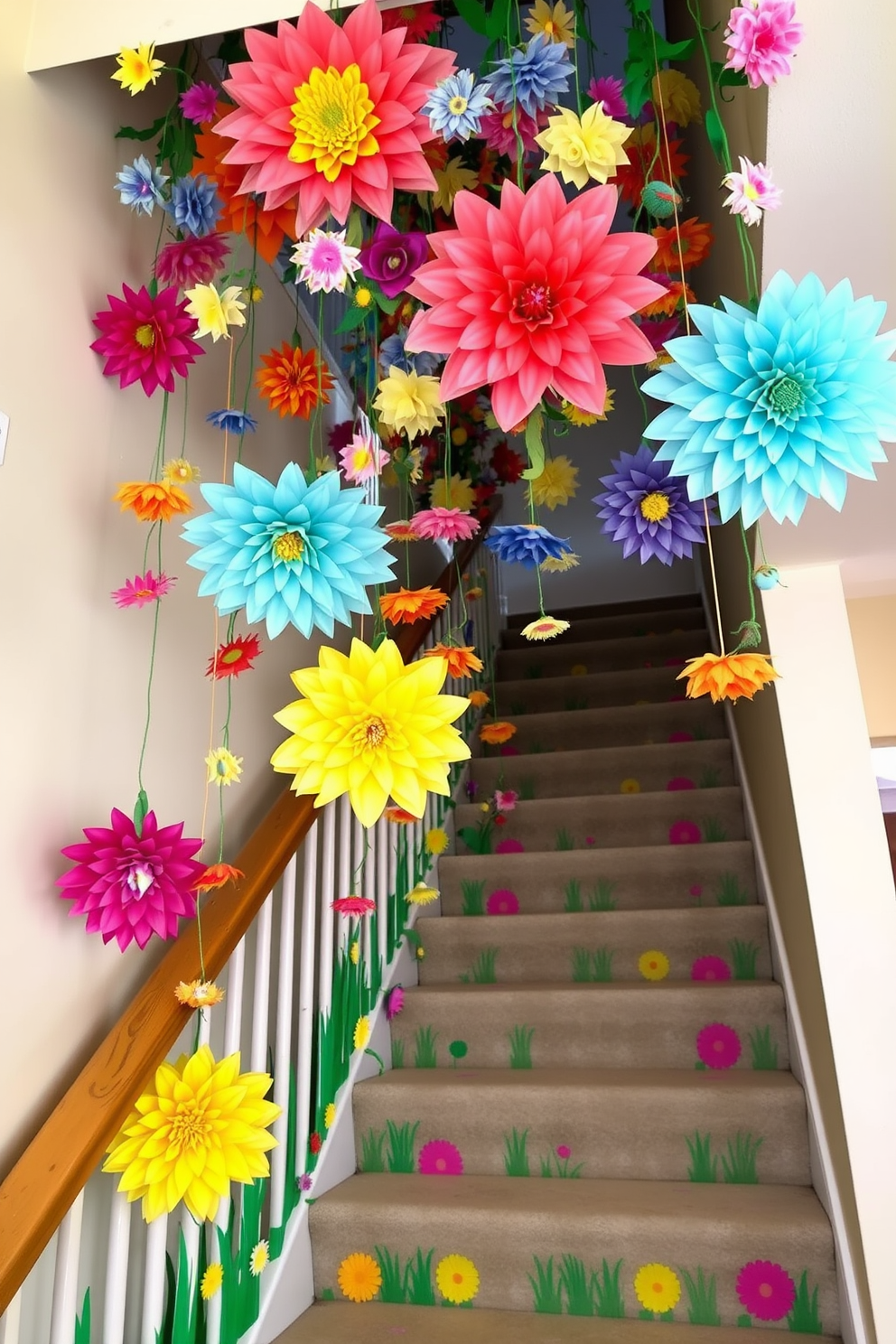 Staircase Easter Decorating Ideas 16