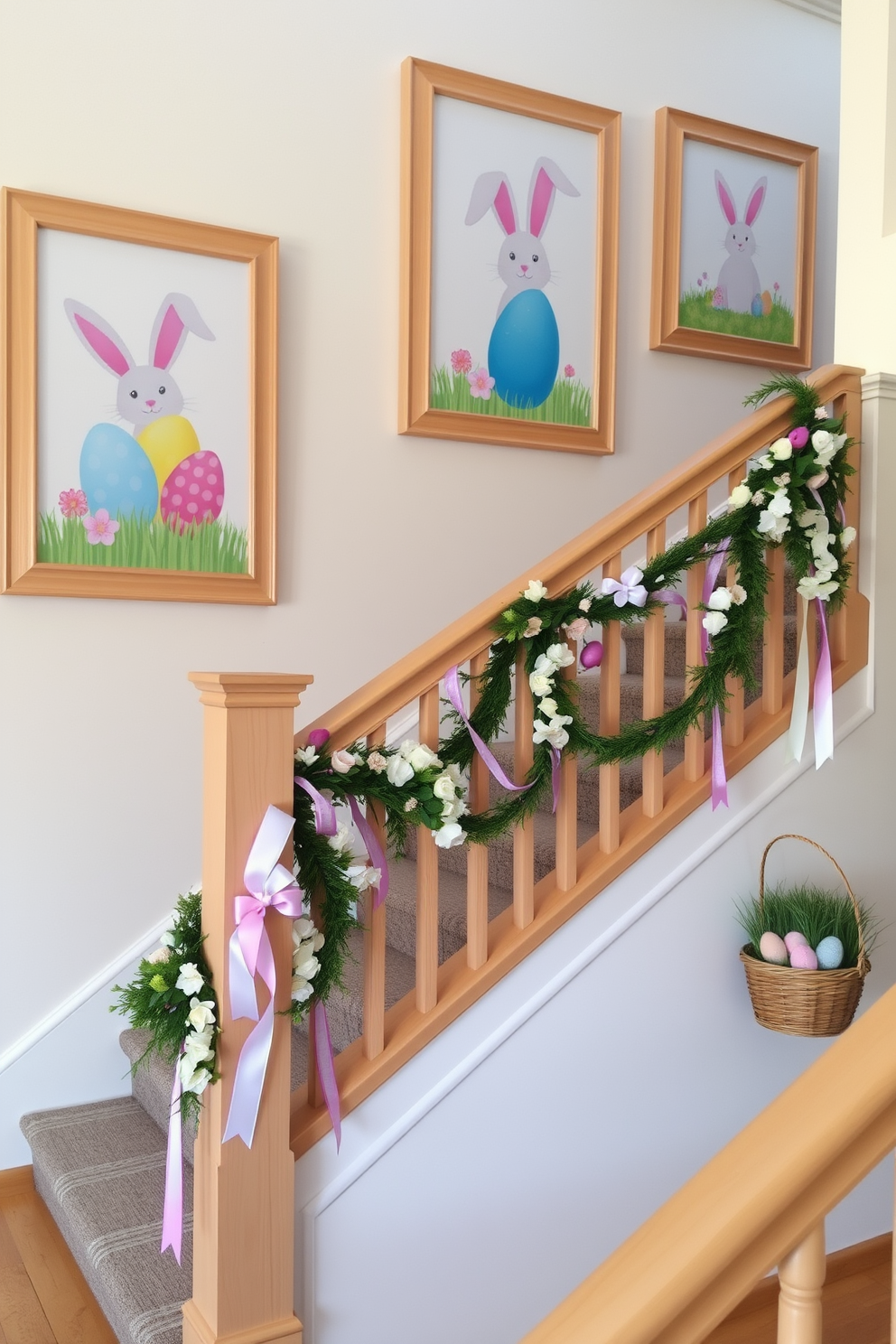 Staircase Easter Decorating Ideas 17