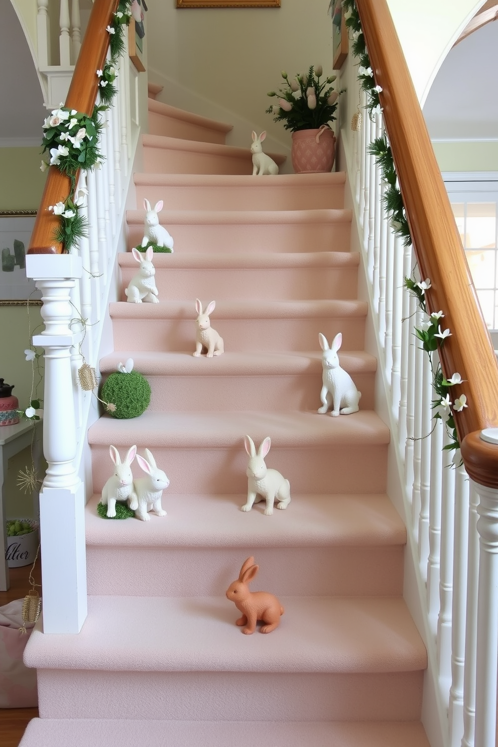 Staircase Easter Decorating Ideas 2