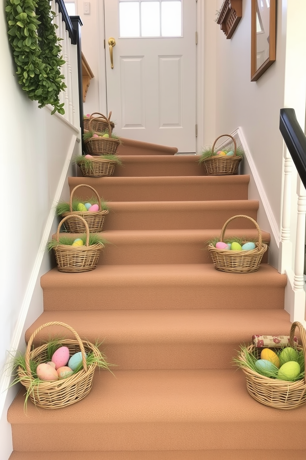 Staircase Easter Decorating Ideas 23