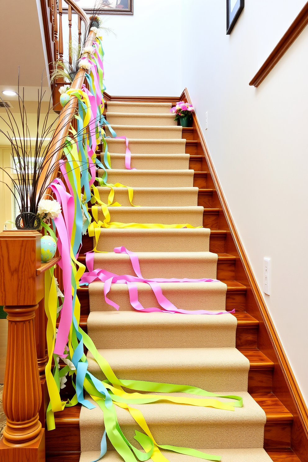 Staircase Easter Decorating Ideas 24