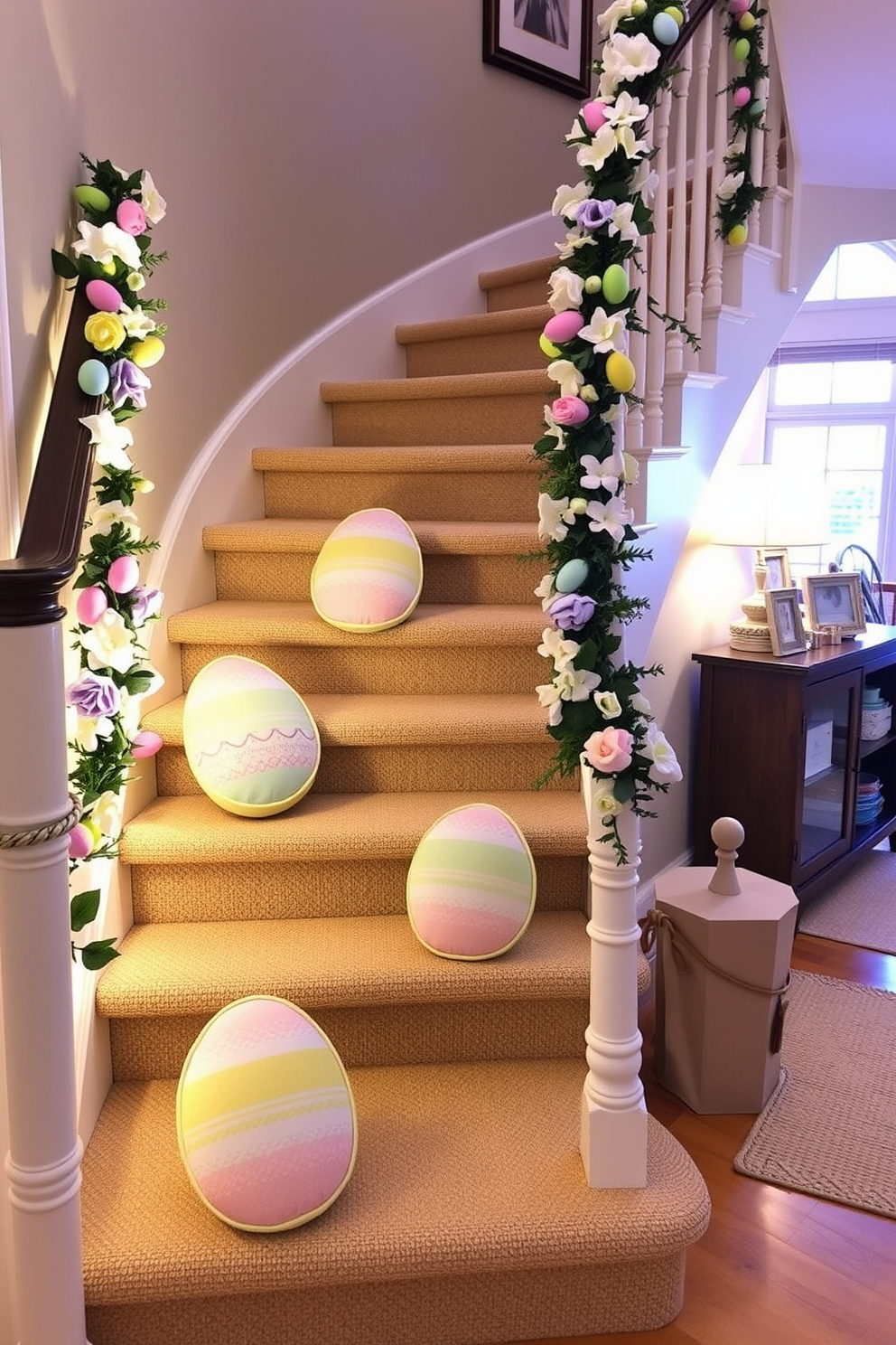 Staircase Easter Decorating Ideas 27