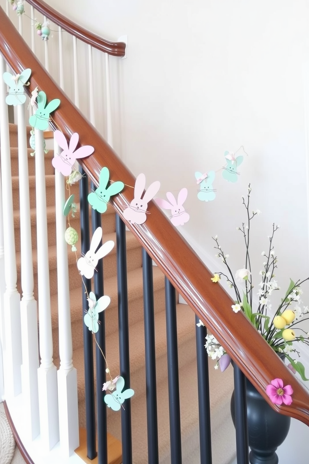 Staircase Easter Decorating Ideas 28