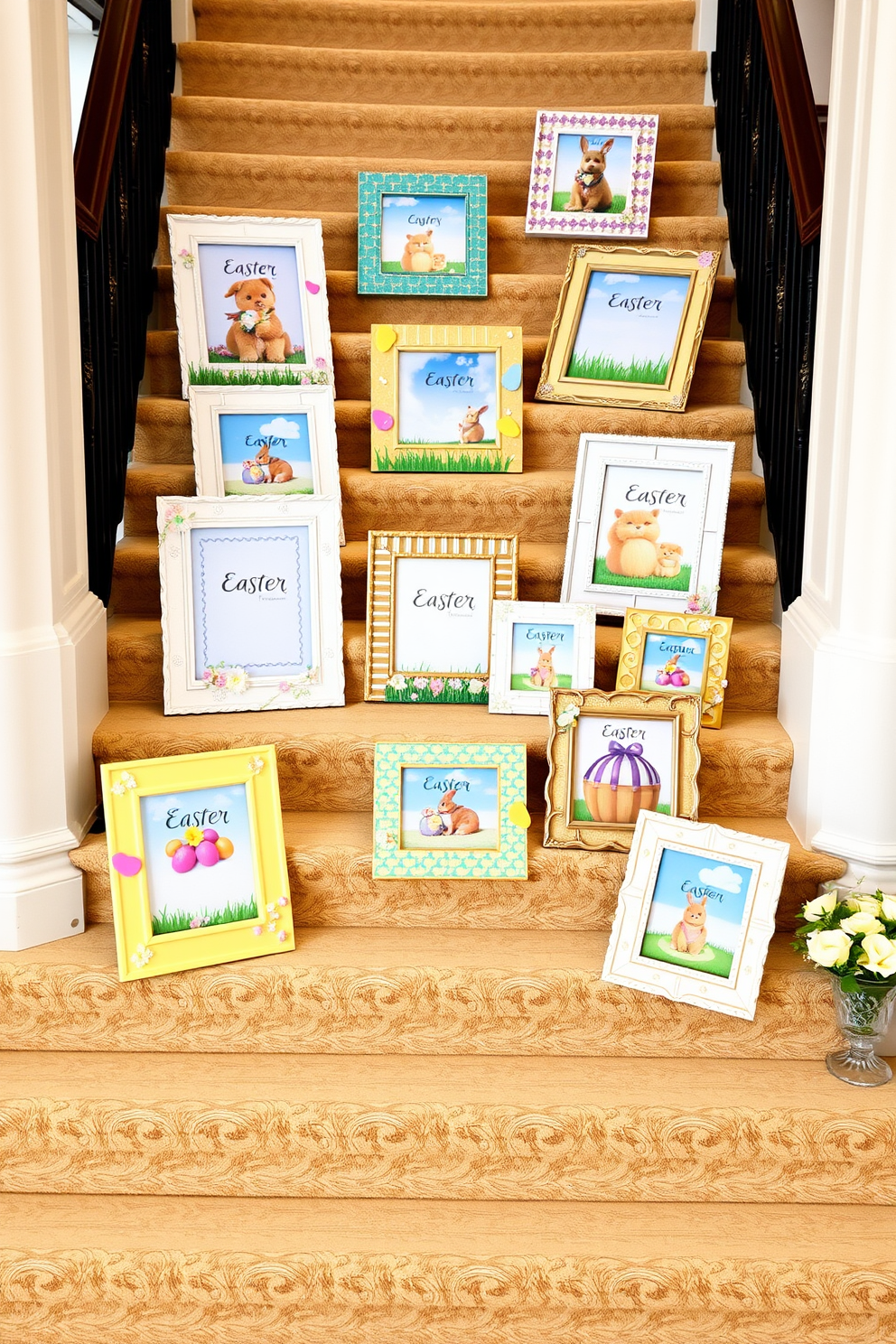 Staircase Easter Decorating Ideas 29