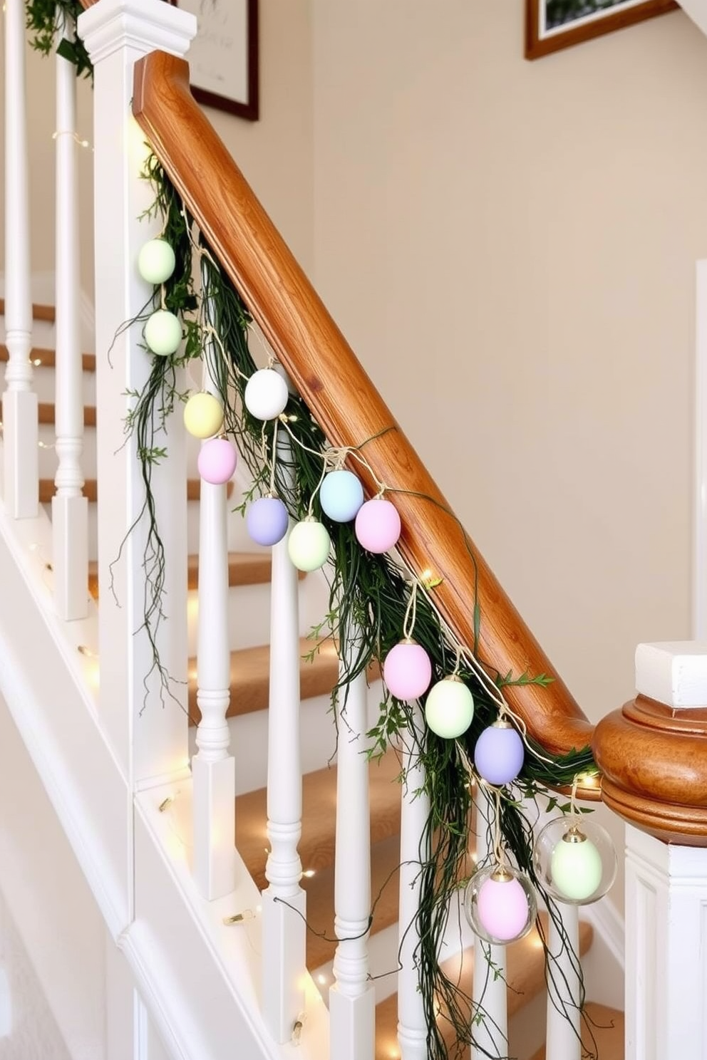 Staircase Easter Decorating Ideas 6