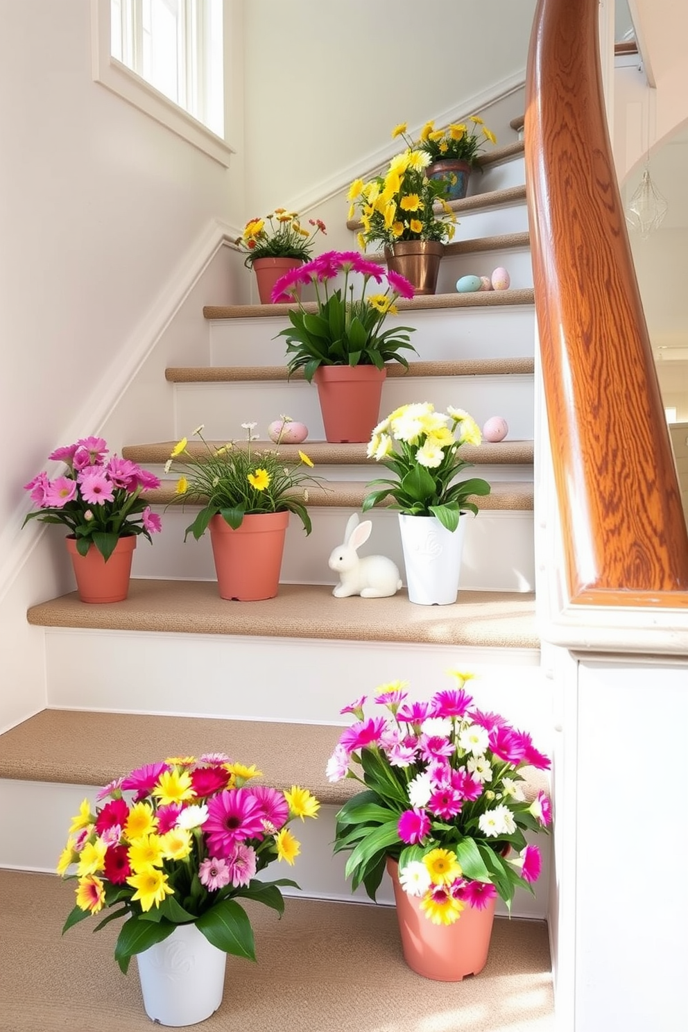 Staircase Easter Decorating Ideas 7