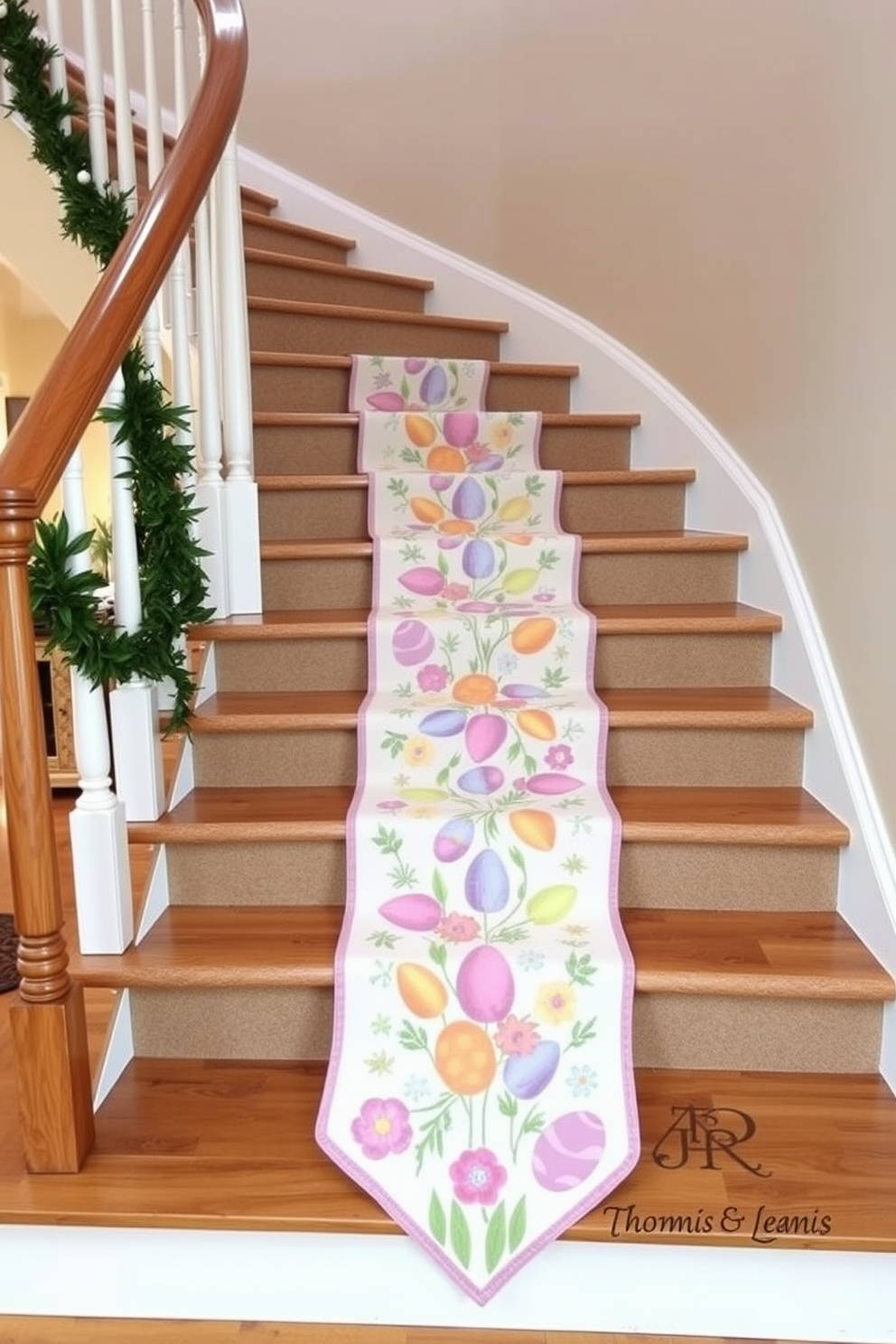 Staircase Easter Decorating Ideas 8