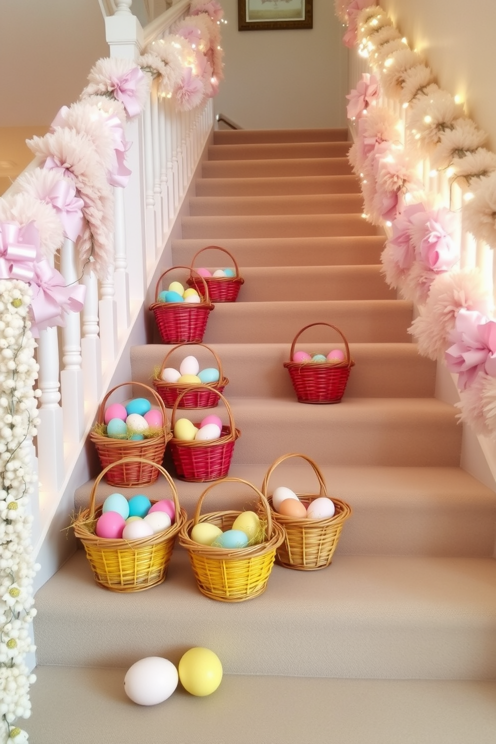 Staircase Easter Decorating Ideas 9