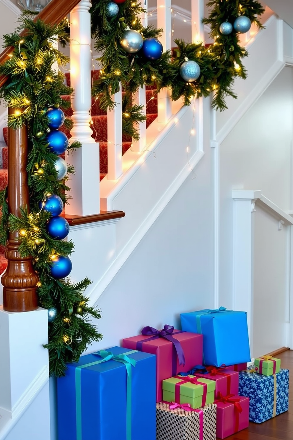 Staircase Hanukkah Decorating Ideas 28