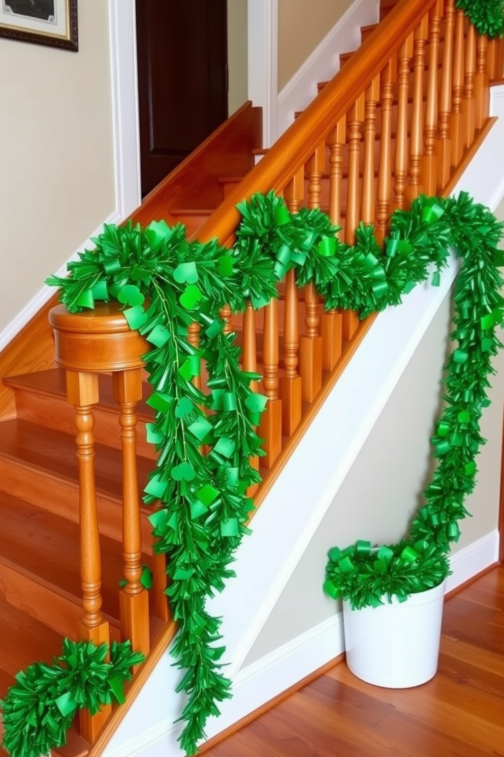 Staircase St Patricks Day Decorating Ideas 1