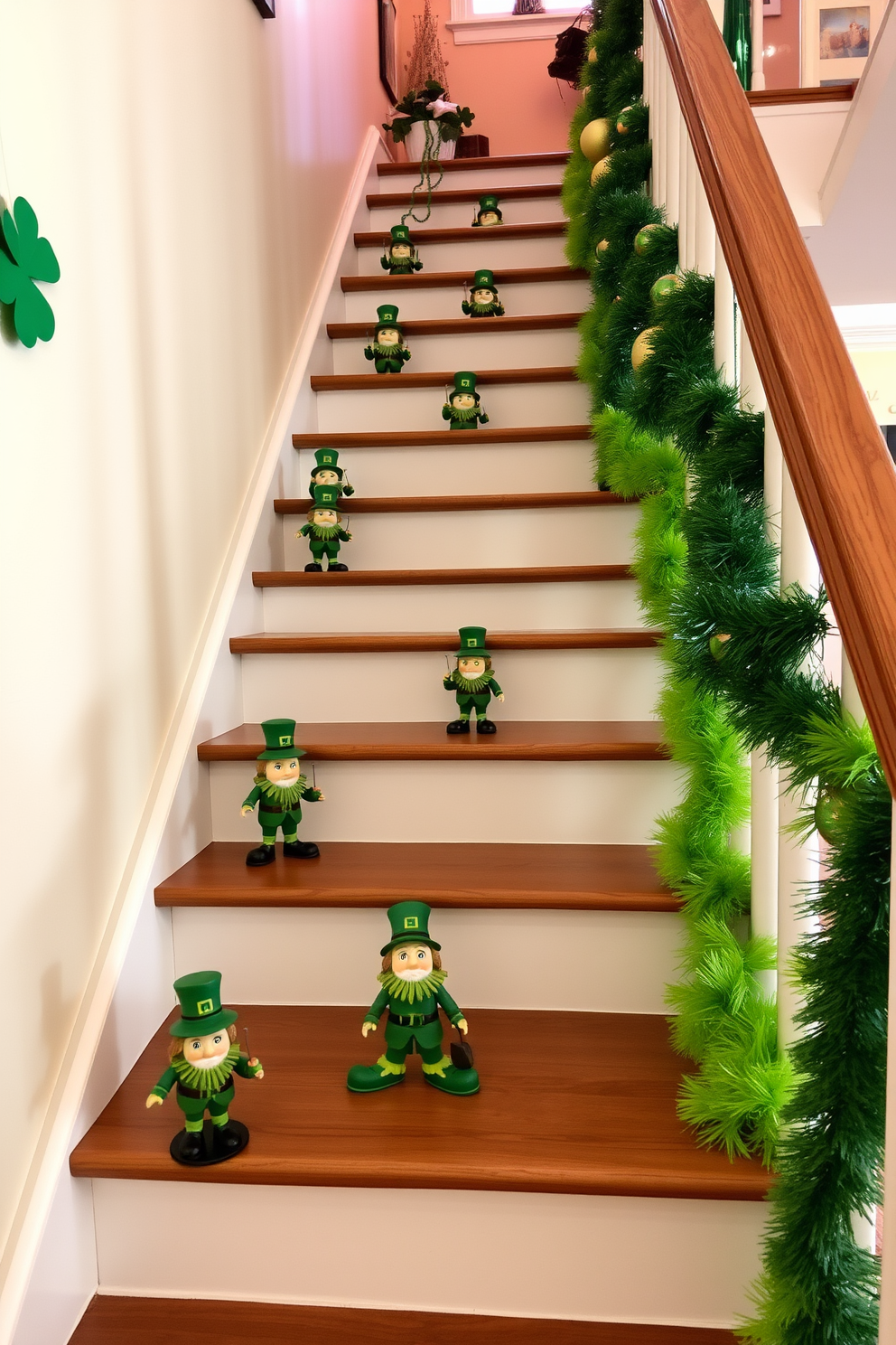 Staircase St Patricks Day Decorating Ideas 15