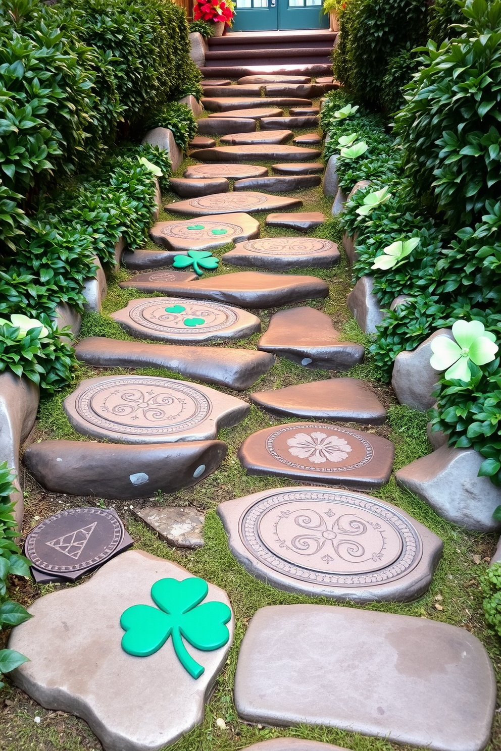 Staircase St Patricks Day Decorating Ideas 20