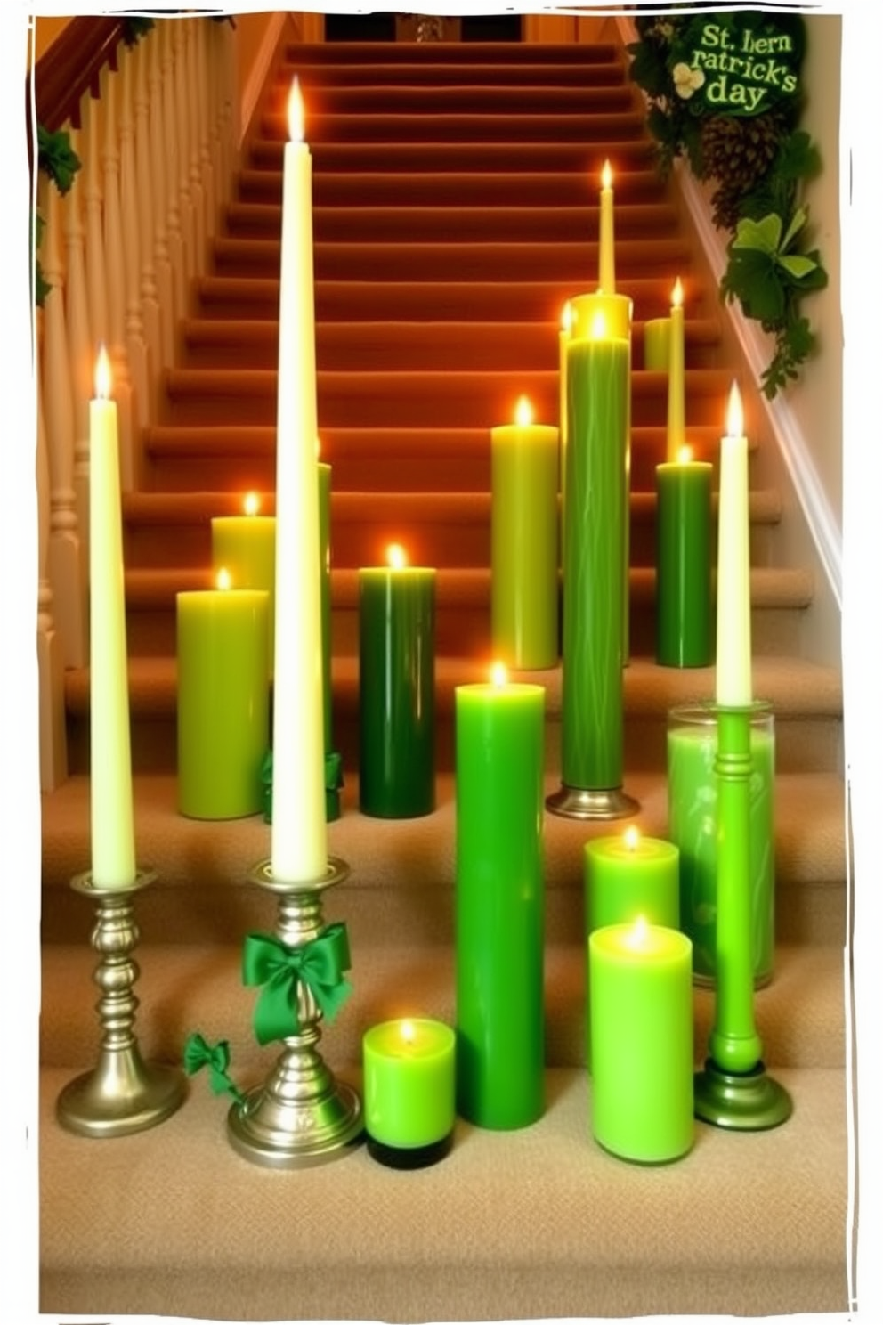 Staircase St Patricks Day Decorating Ideas 27