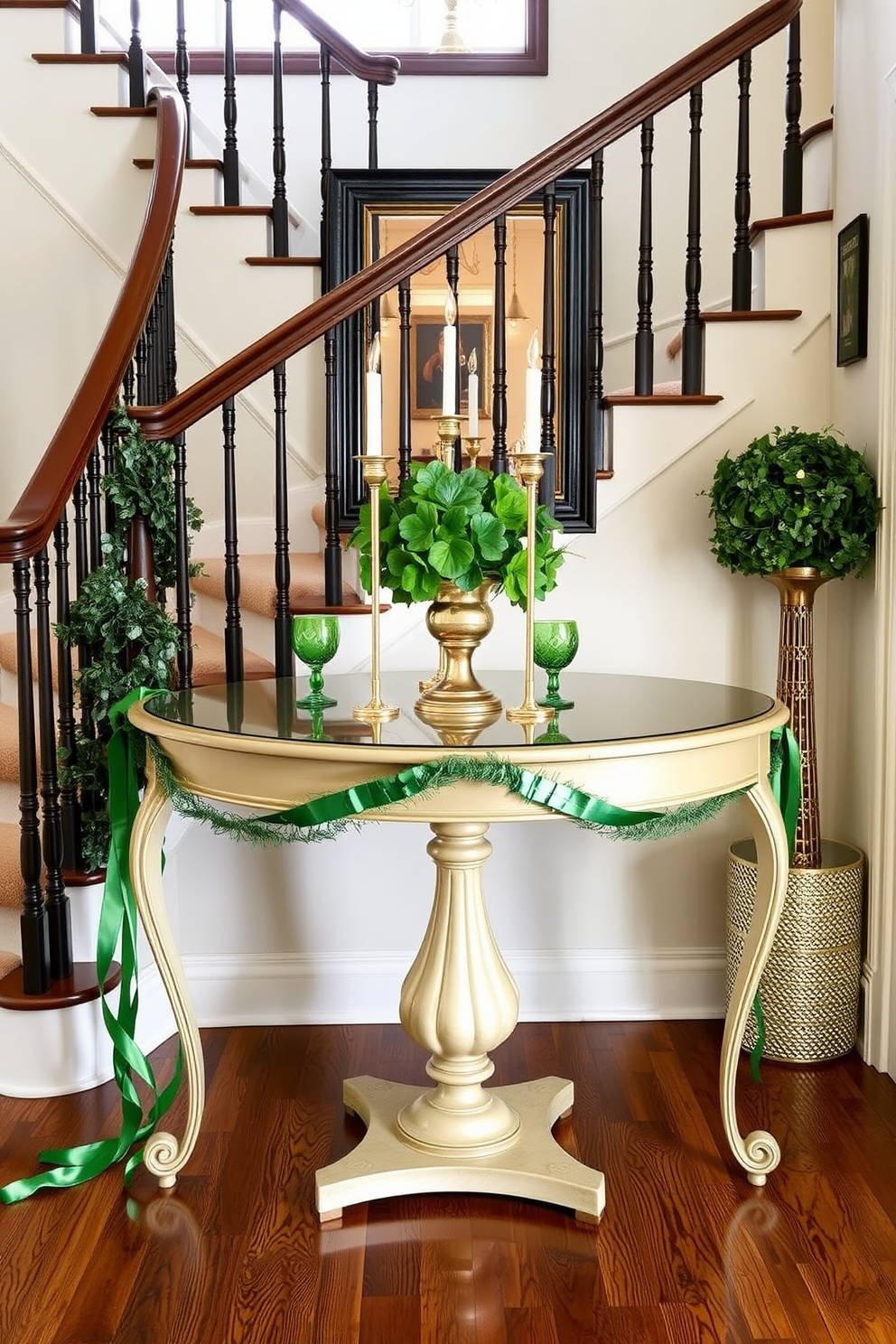 Staircase St Patricks Day Decorating Ideas 29