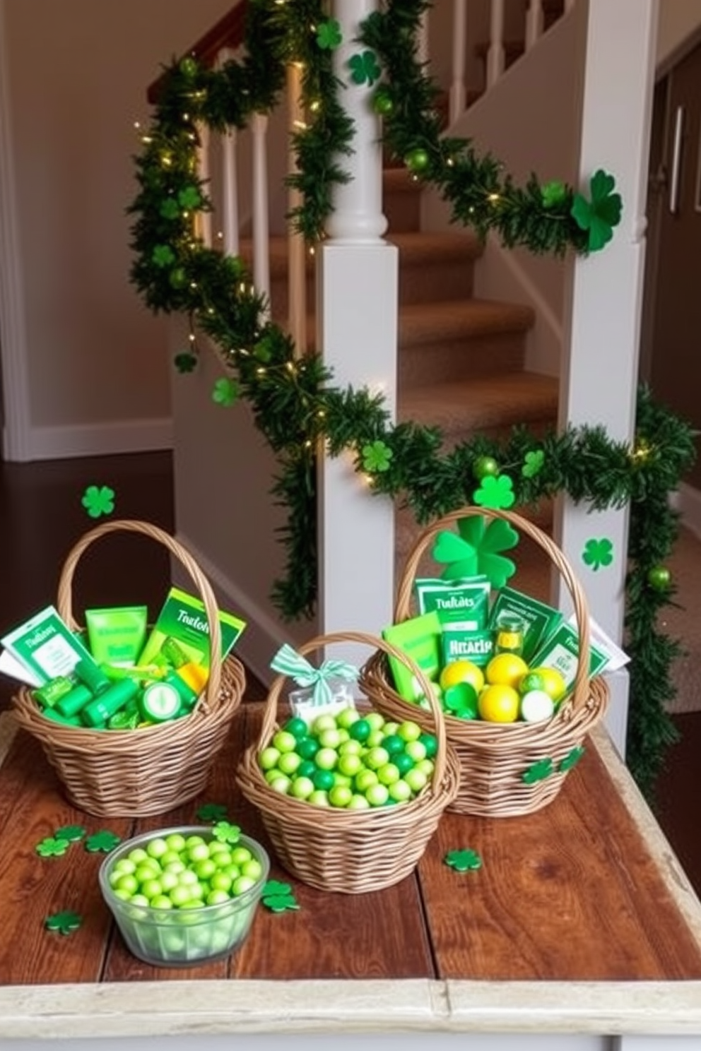 Staircase St Patricks Day Decorating Ideas 8