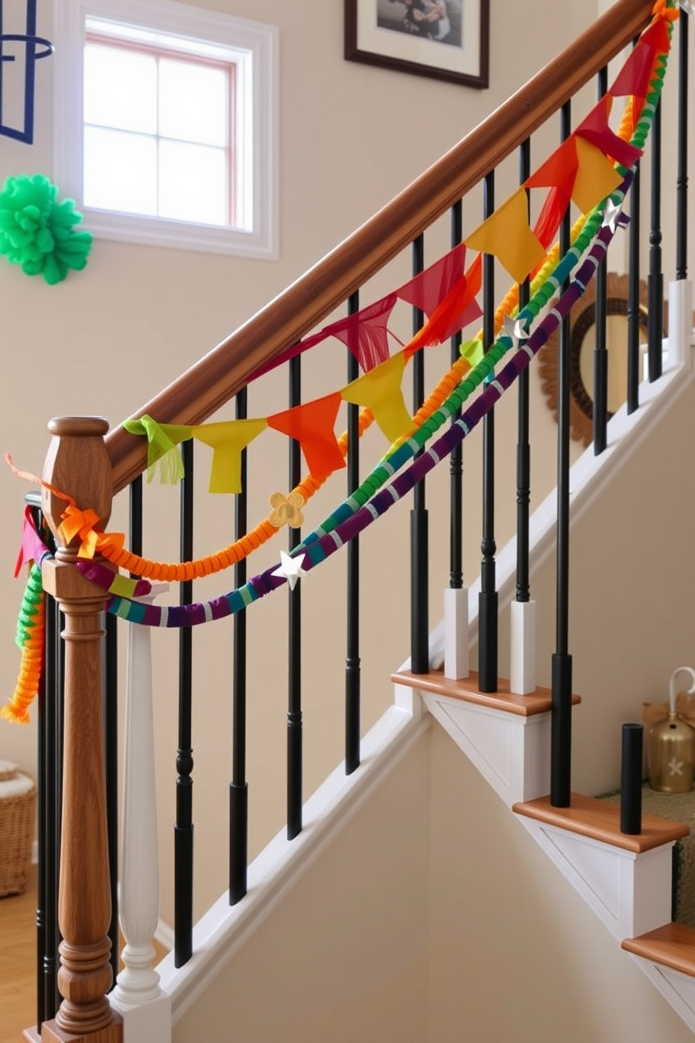 Staircase St Patricks Day Decorating Ideas 9