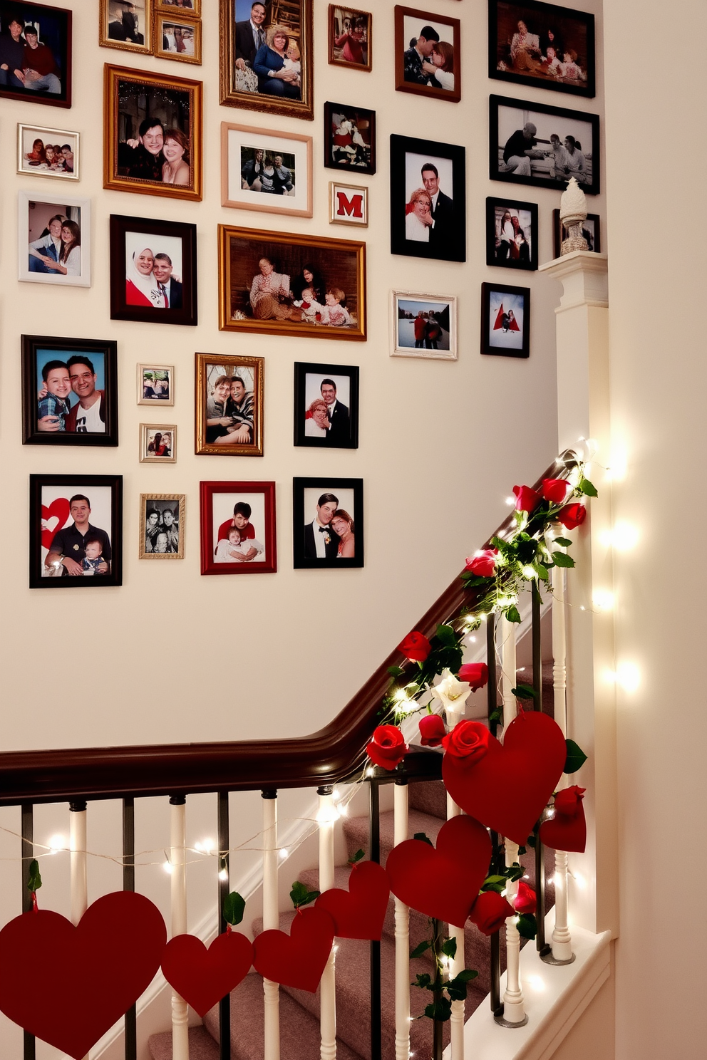 Staircase Valentines Day Decorating Ideas 13