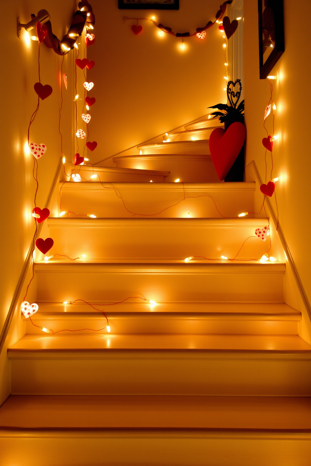 Staircase Valentines Day Decorating Ideas 18