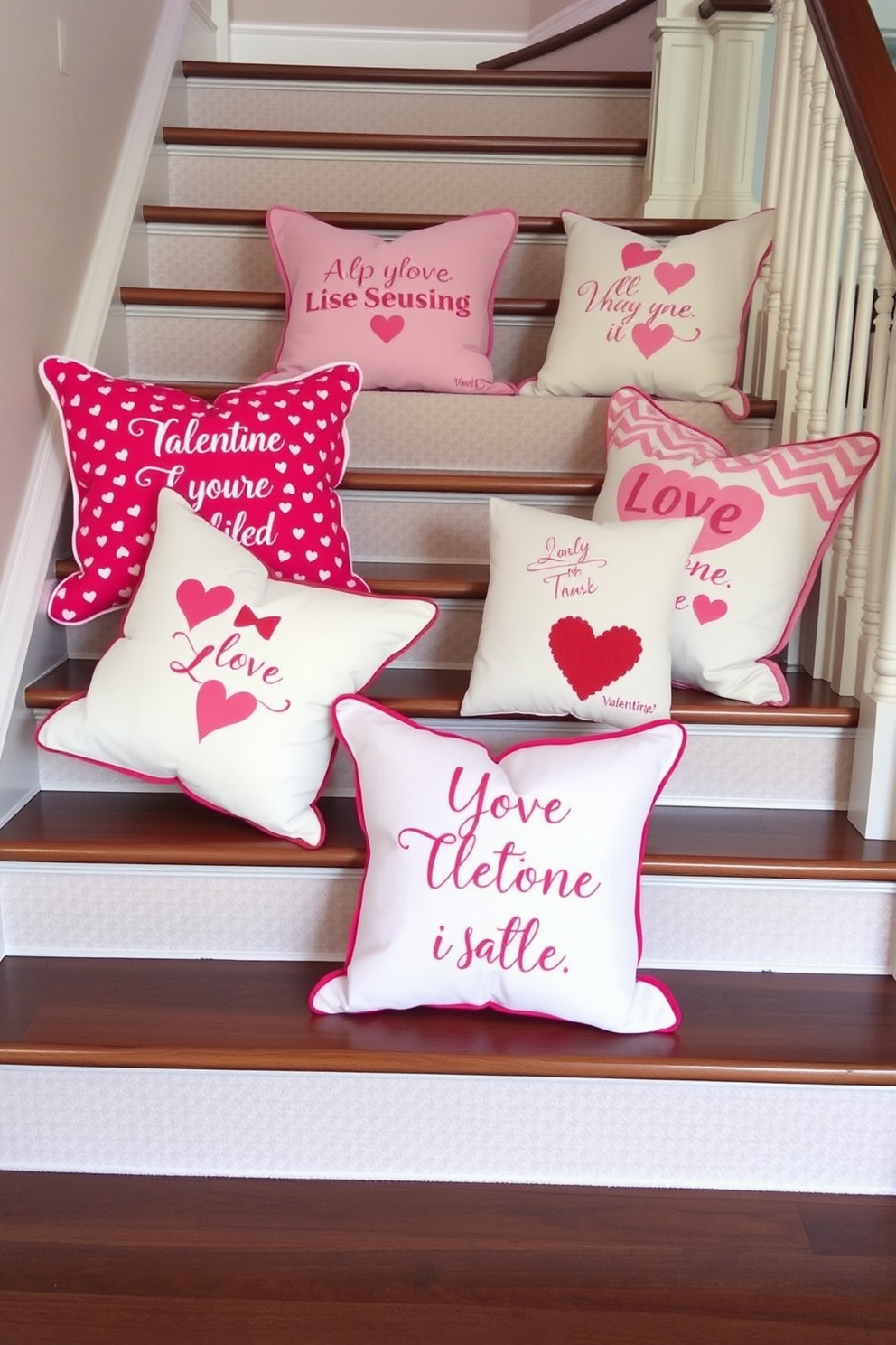 Staircase Valentines Day Decorating Ideas 19