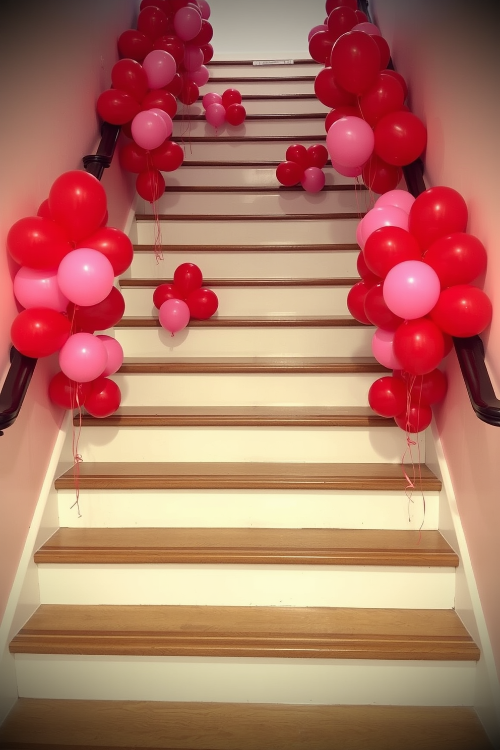 Staircase Valentines Day Decorating Ideas 2