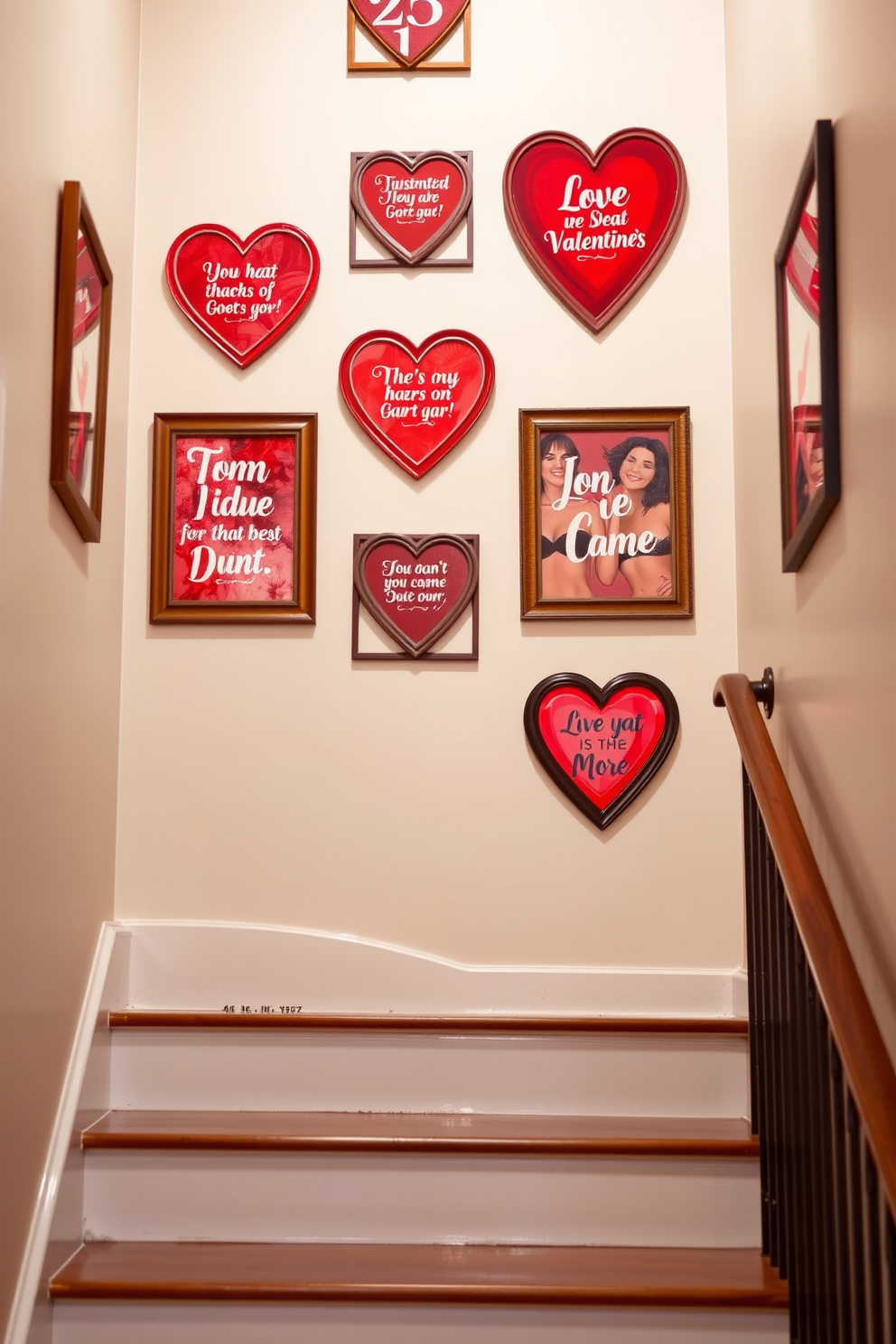 Staircase Valentines Day Decorating Ideas 5