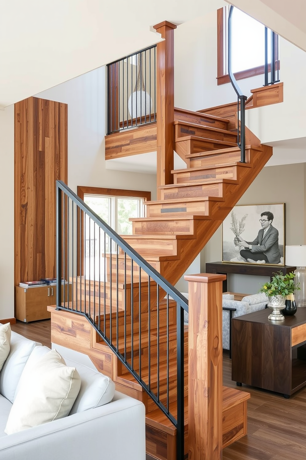 Staircase In Family Room Design Ideas 15