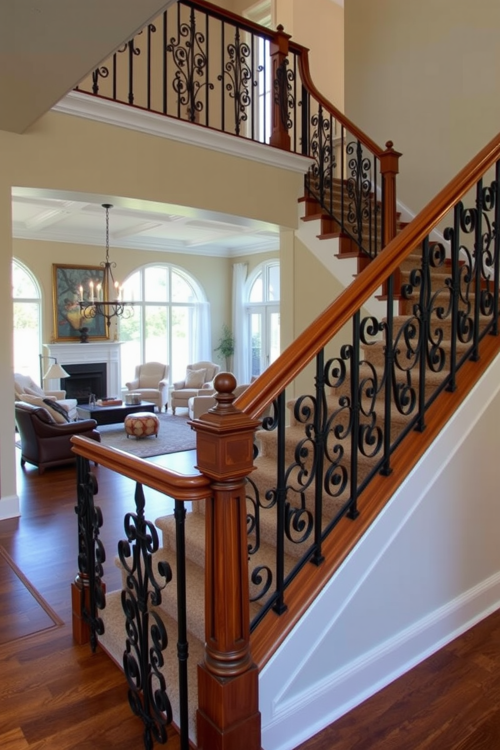 Staircase In Family Room Design Ideas 20