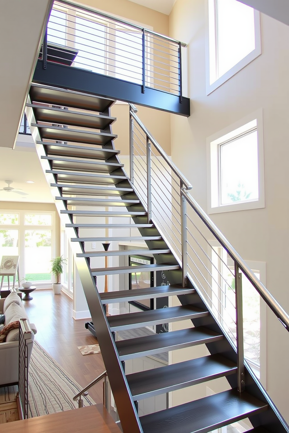 Staircase In Family Room Design Ideas 22