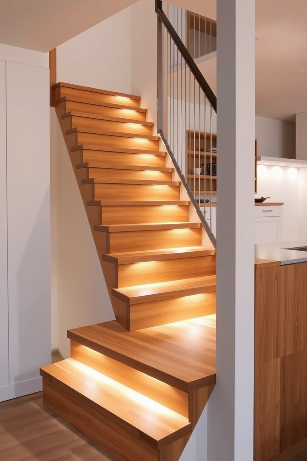 Staircase In Kitchen Design Ideas 20