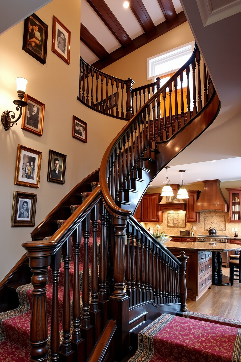 Staircase In Kitchen Design Ideas 21