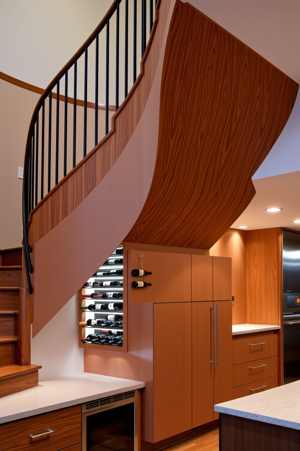 Staircase In Kitchen Design Ideas 23