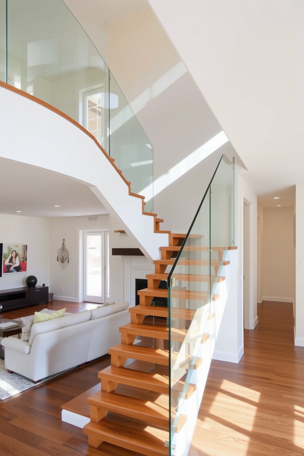 Staircase In Living Room Design Ideas 1