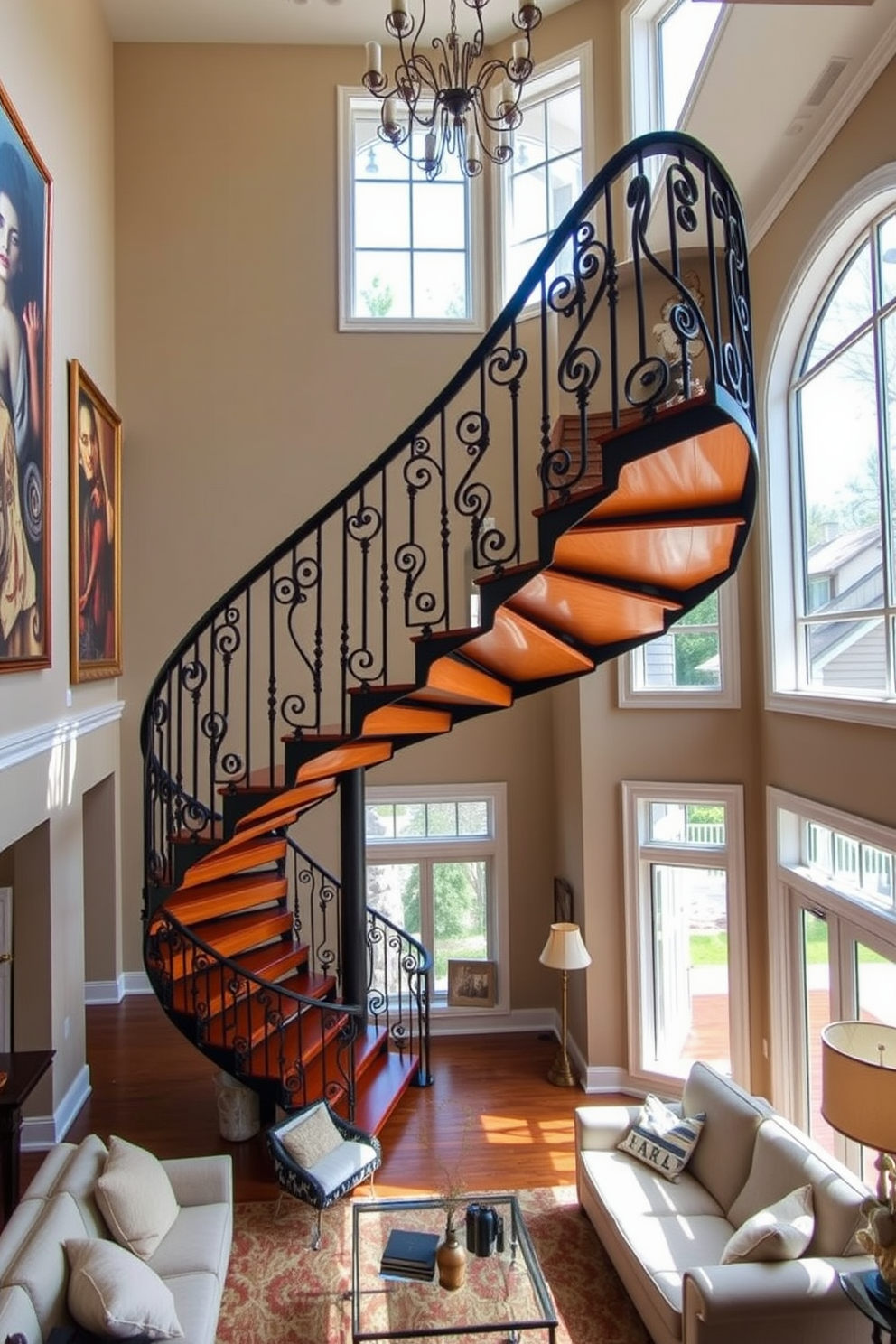 Staircase In Living Room Design Ideas 2