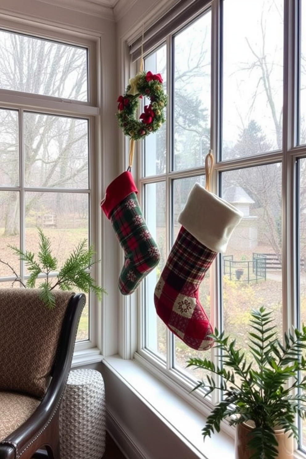 Sunroom Christmas Decorating Ideas 10