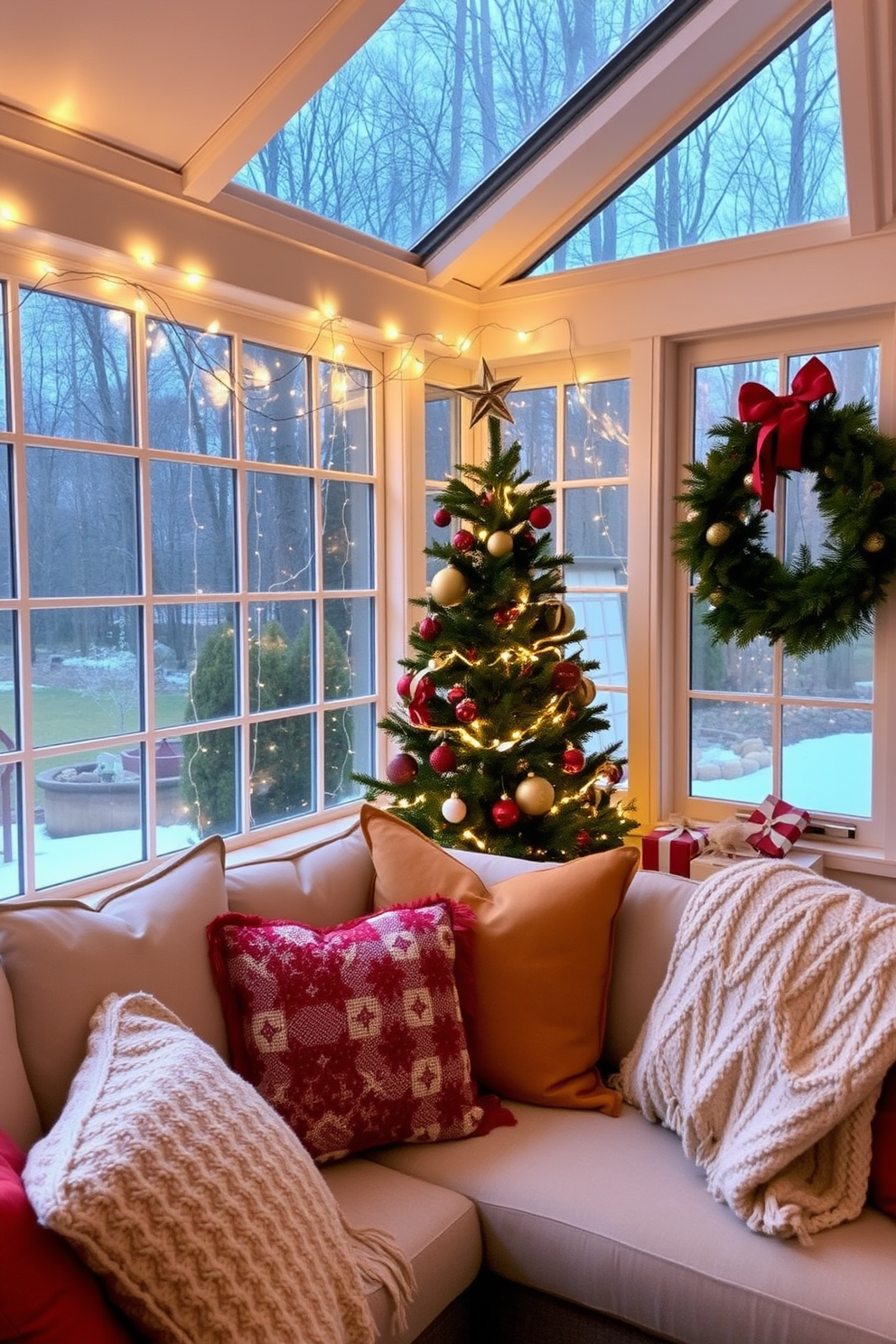 Sunroom Christmas Decorating Ideas 5