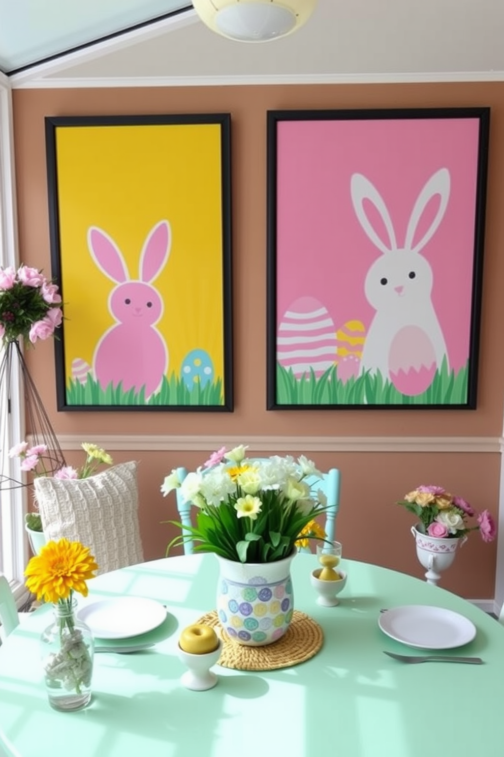 Sunroom Easter Decorating Ideas 13