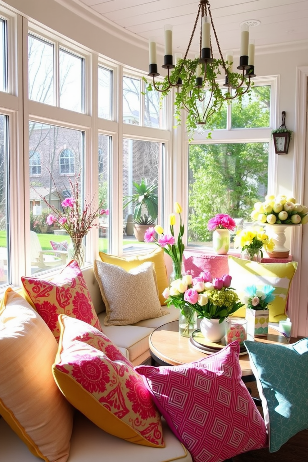 Sunroom Easter Decorating Ideas 23