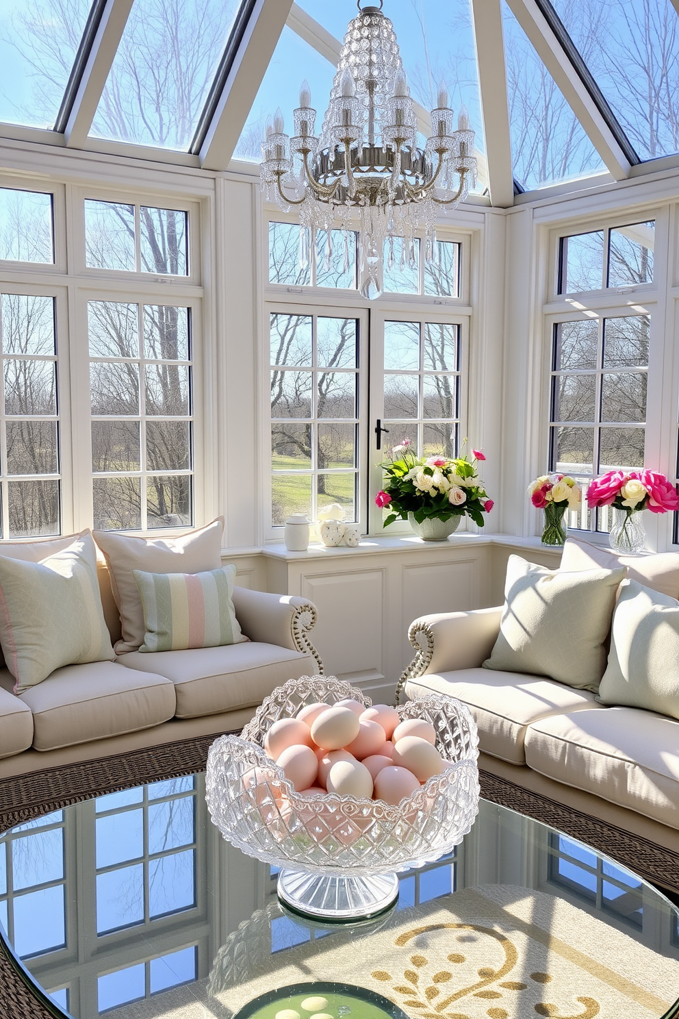 Sunroom Easter Decorating Ideas 25