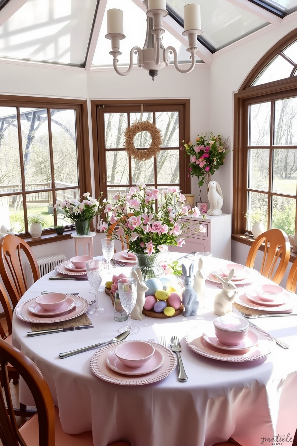 Sunroom Easter Decorating Ideas 26