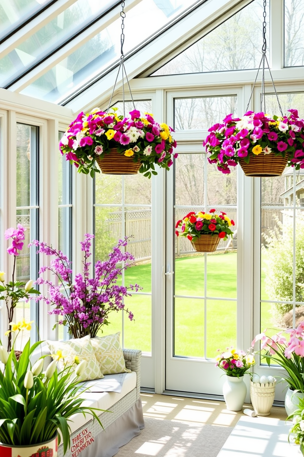 Sunroom Easter Decorating Ideas 29